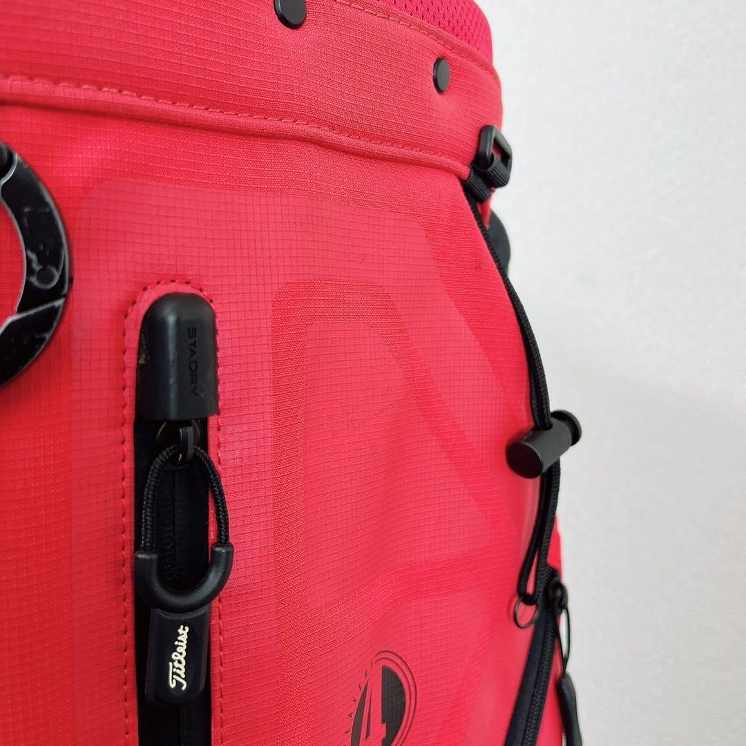 タイトリスト Players 4 スタンドキャディバッグ 4分割プレイヤーズ4赤