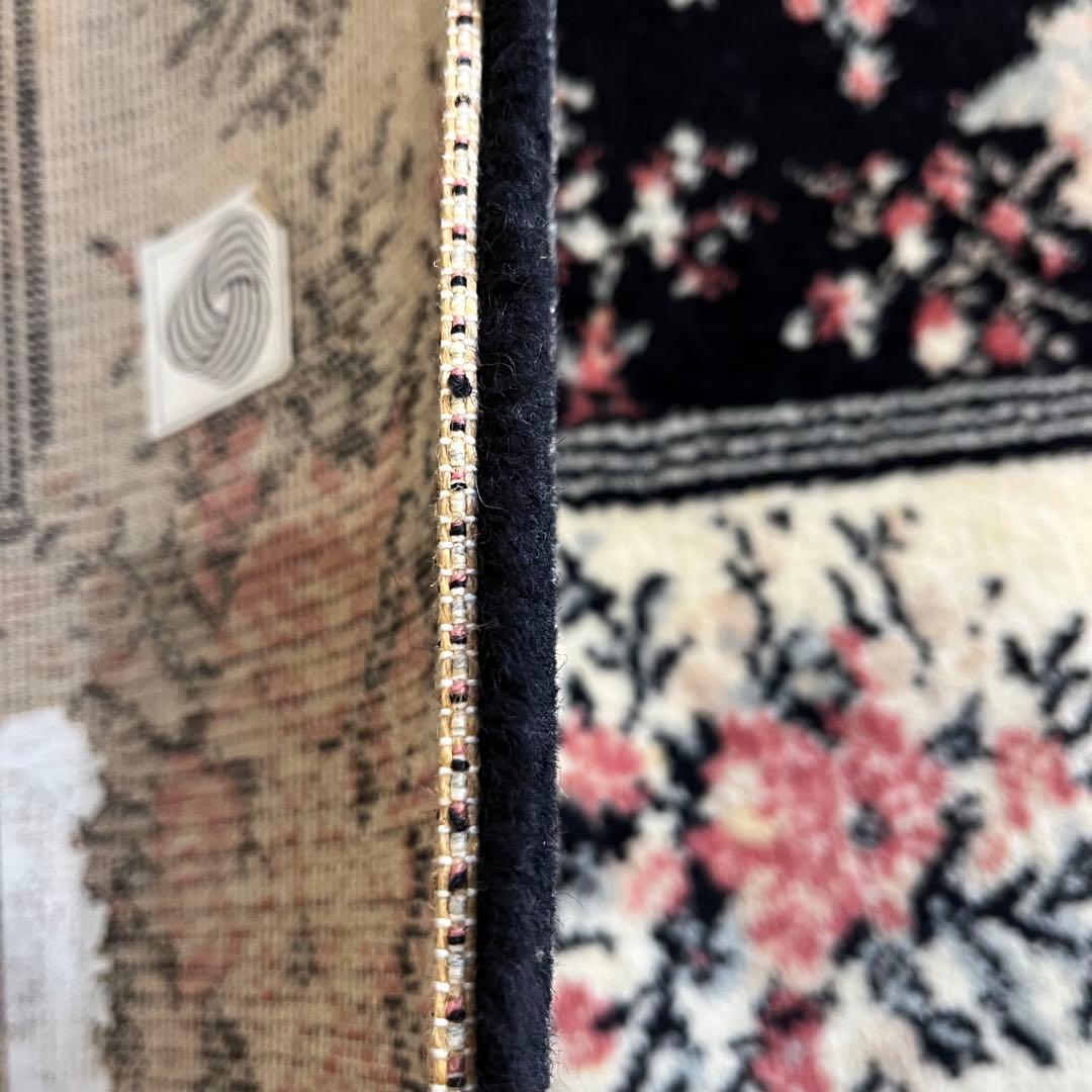 【アンティーク】昭和レトロ 花柄 絨毯 カーペット ラグマット 古道具 古民家