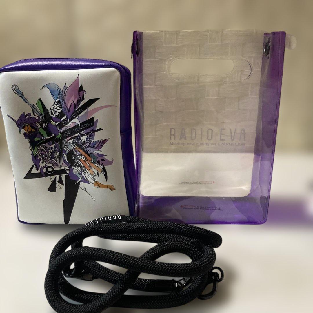 【新品未使用】RADIO EVAオリジナルのイラストショルダーバッグ