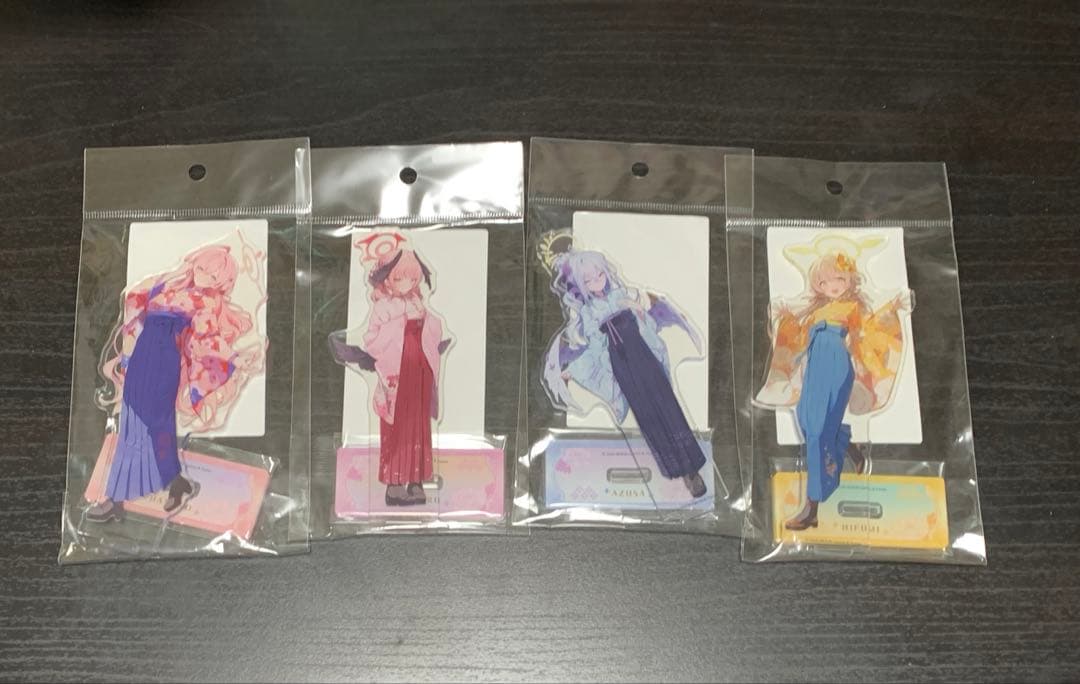 ブルーアーカイブ × 浅草コラボ　補習授業部　アクリルスタンド　4点セット