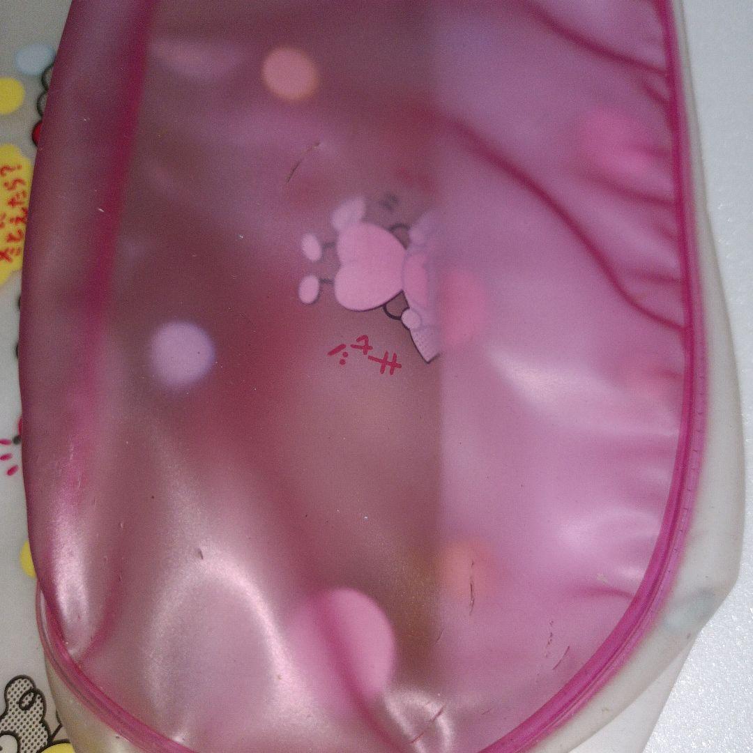 サンリオ　るるる学園　平成レトロ　ビニールバック　プール　フルーツ　水玉