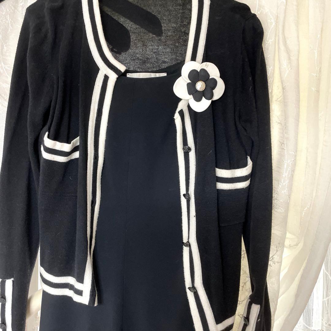 ♡シャネル　カメリアバイカラーブローチ♡レア