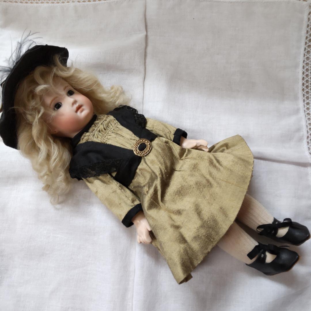E.J　DOLLIN　アンティークドール風　リプロ　人形