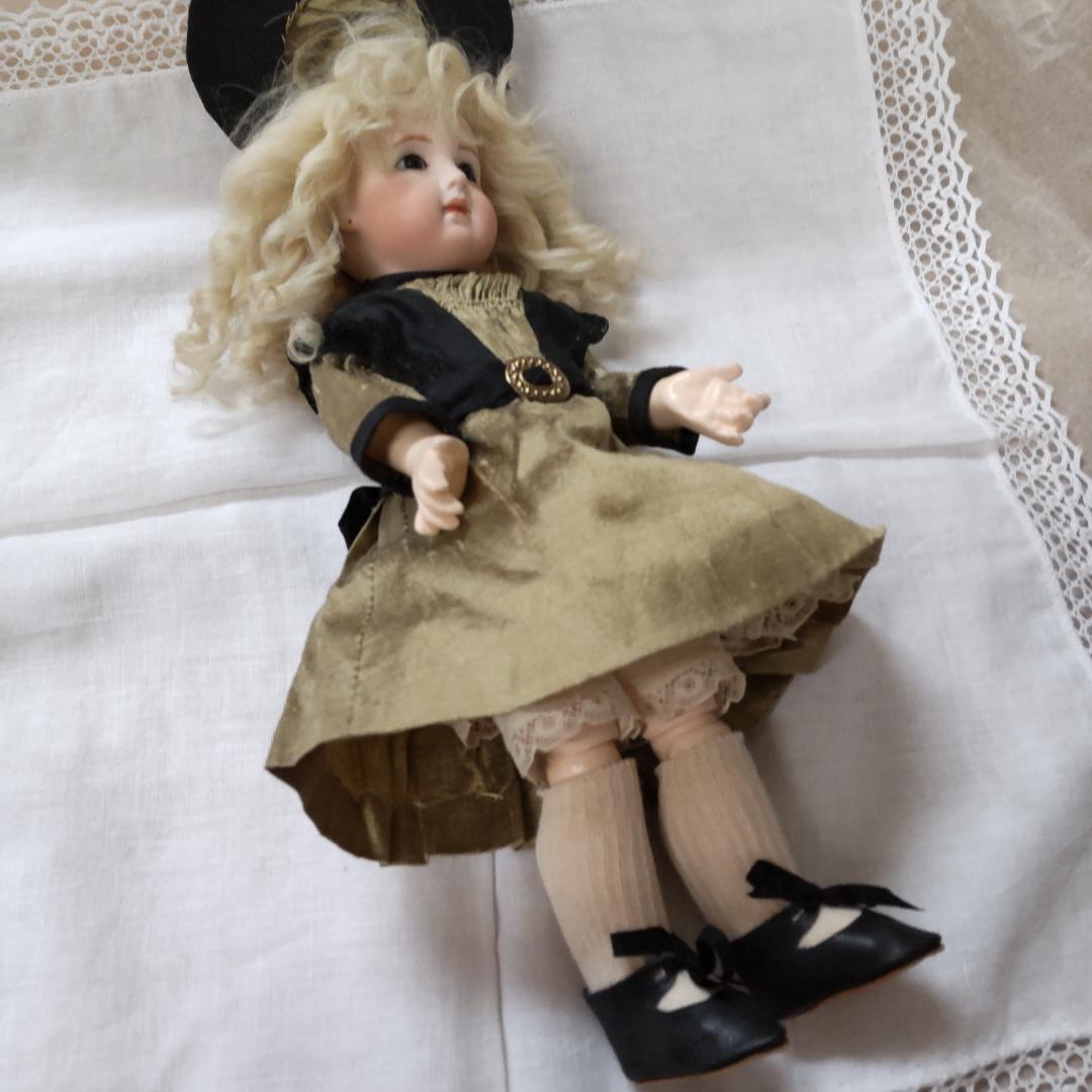 E.J　DOLLIN　アンティークドール風　リプロ　人形