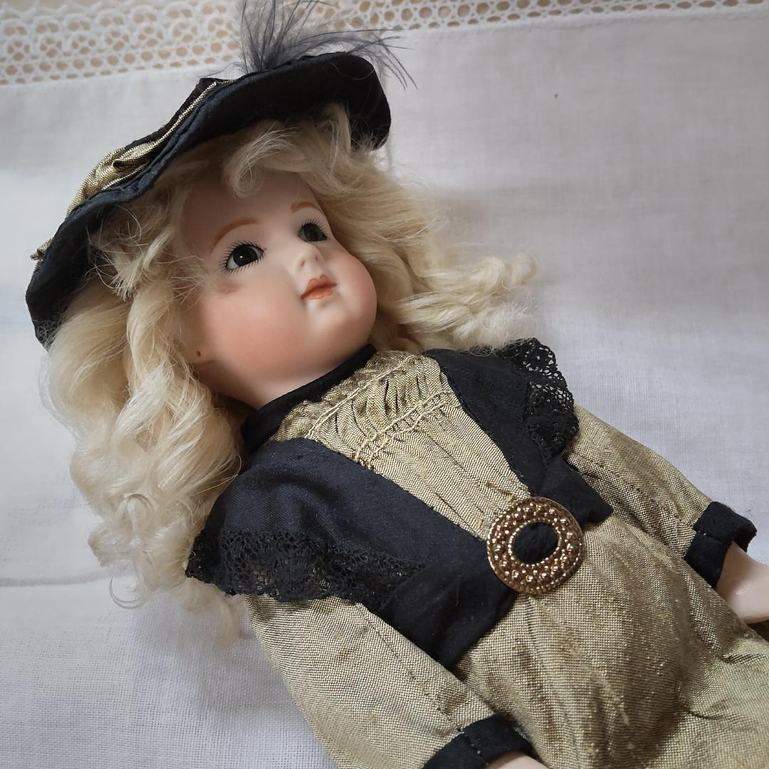 E.J　DOLLIN　アンティークドール風　リプロ　人形