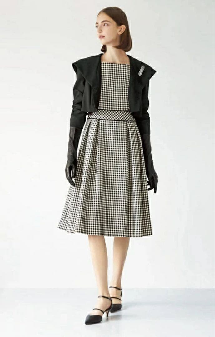 foxey 43901 パレード　ワンピース　チェック　38サイズ