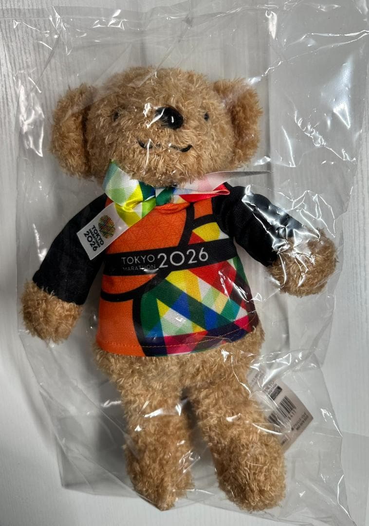 新品 未開封　東京マラソン2026　テディベア　ぬいぐるみ
