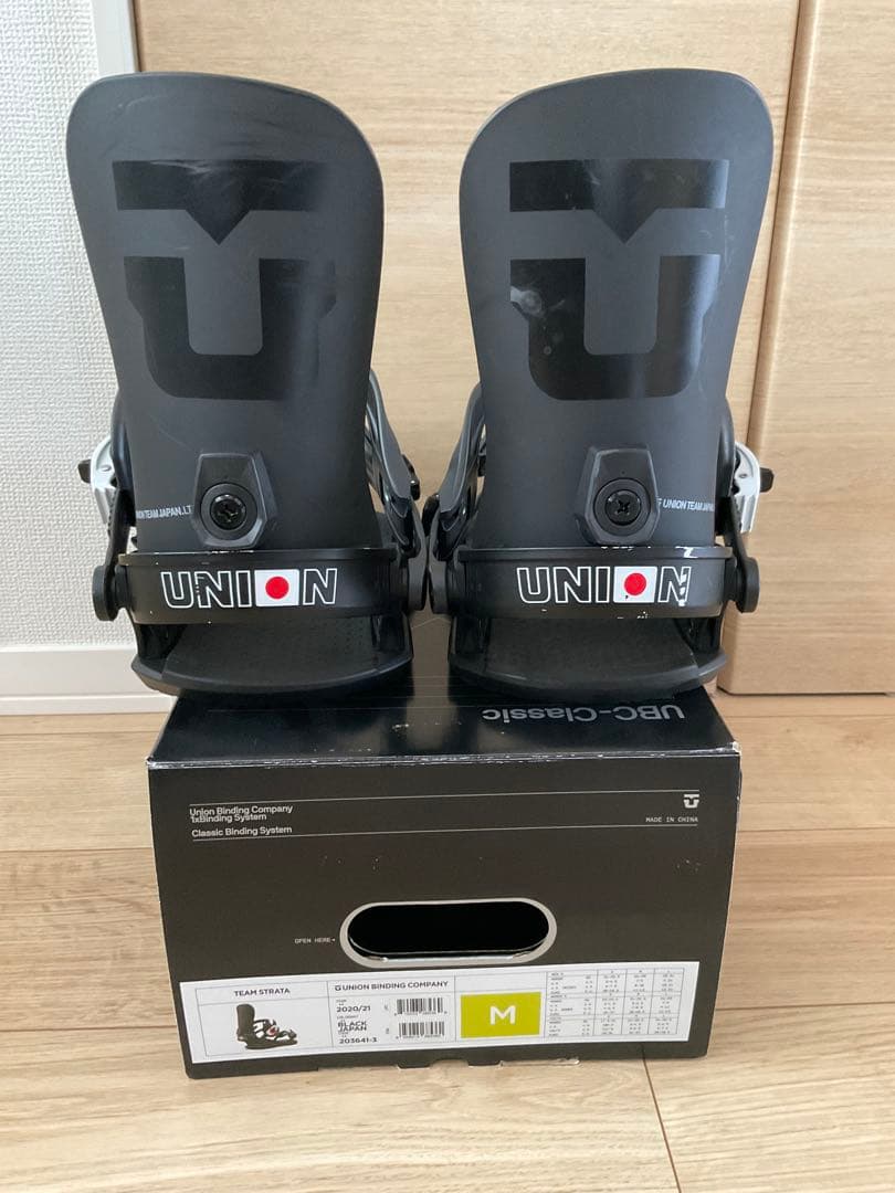スノーボード UNION 20-21 BINDING STRATA BLACK LIMITED
