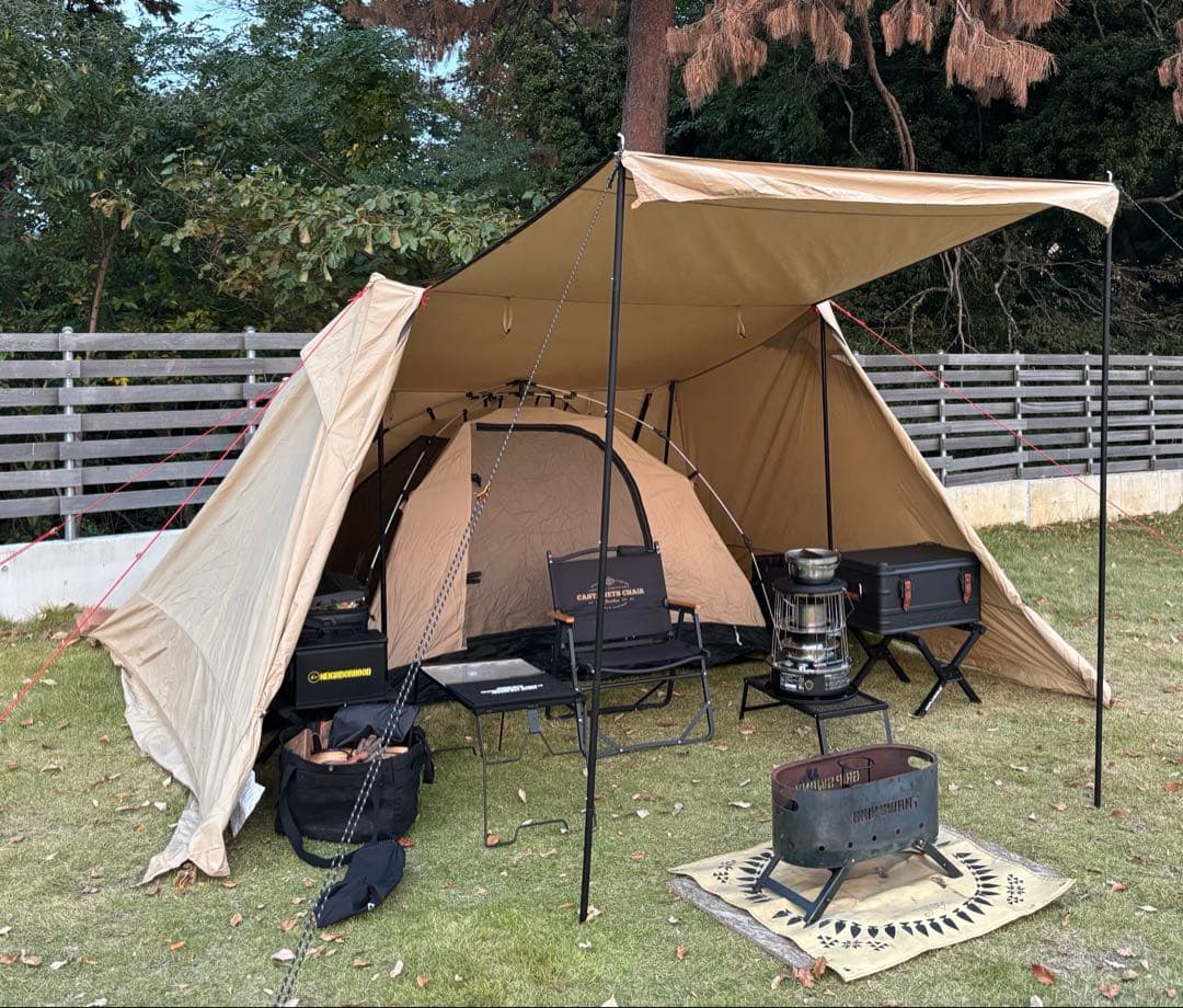 DOD ソロソウルウォウウォウ タンと カンガルーテントS のセット 1回使用