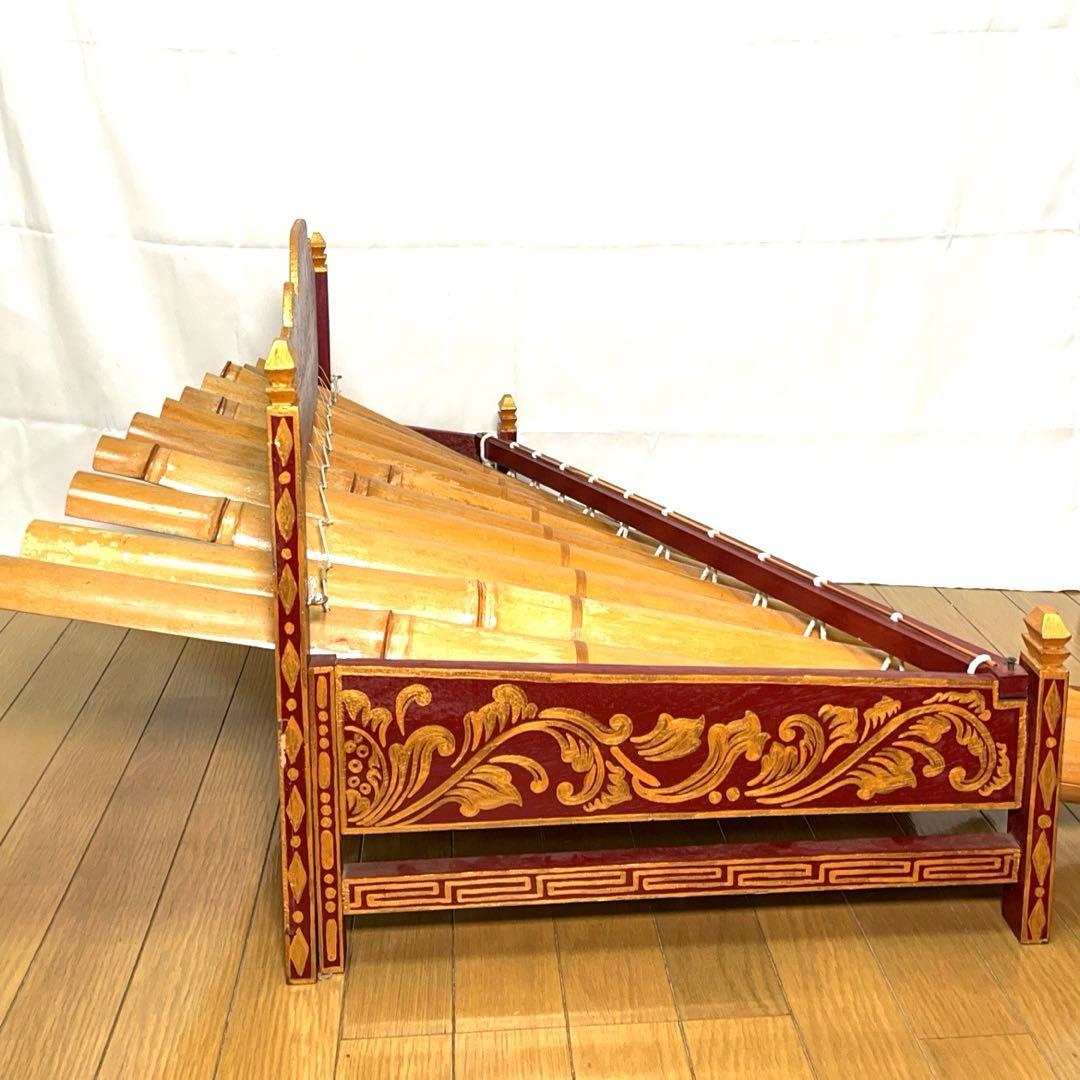 竹製ガムラン　木琴　民族楽器