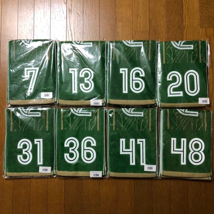 2020 東京ヴェルディ ナンバー タオルマフラー 8枚セット タオマフ 東京V