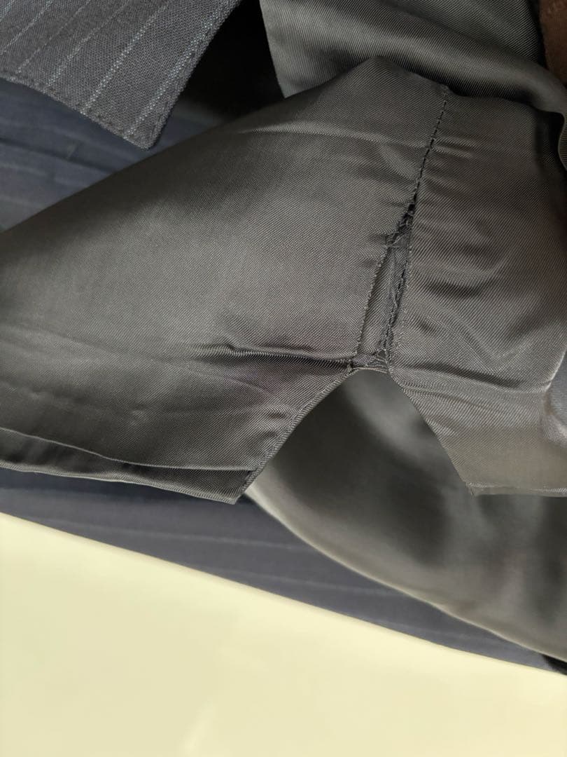 【メンズ】GUCCI ネイビー ストライプベスト サイズL