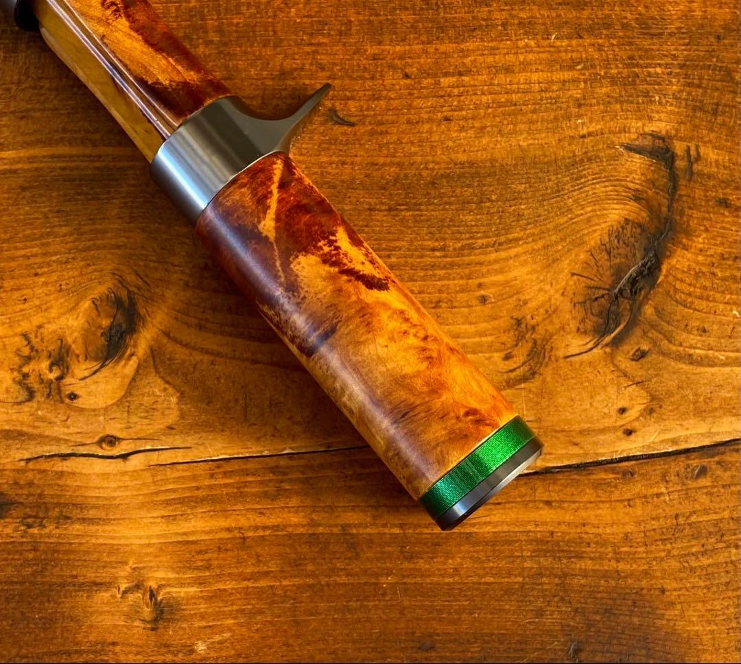 トラウトロッド　長さ調節できるロッド　ウッドグリップ　ベイトロッド　パックロッド