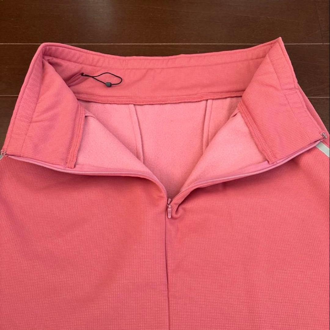 パーリーゲイツ　PGGストレッチダンボール裏起毛セットアップピンクサイズ1