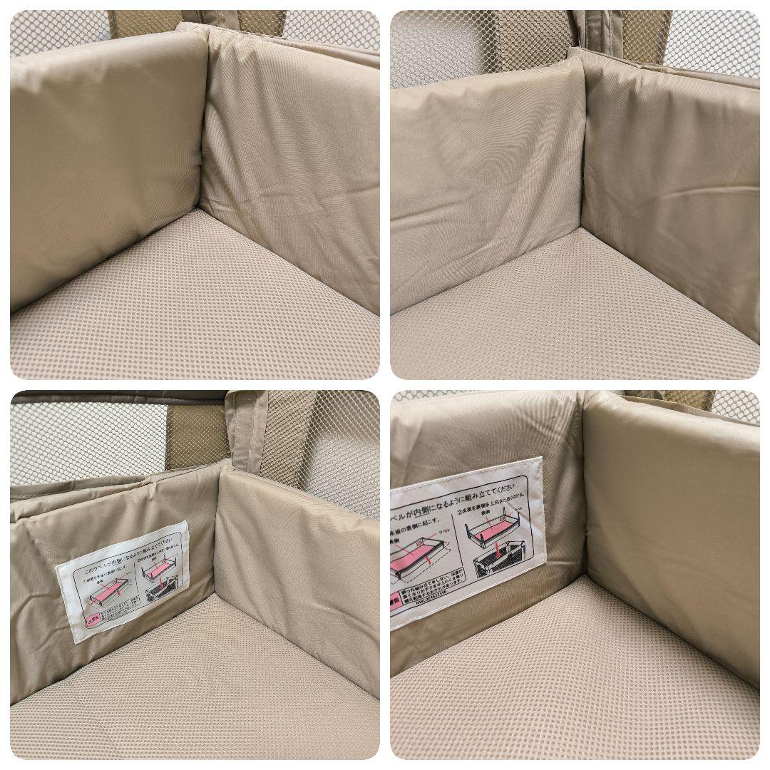 極美品✨ Aprica アップリカ ココネルエアー ベビーベッド ココア