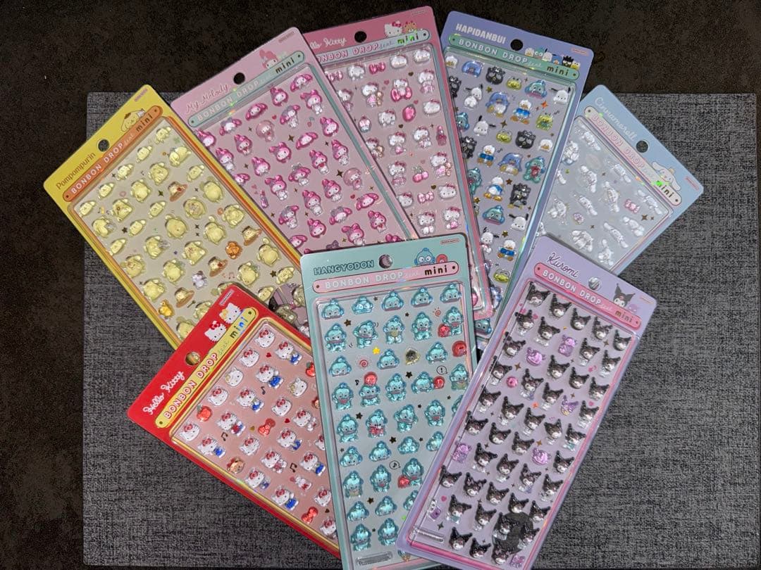 サンリオ ボンボンドロップシールミニ コンプリートセット 正規品