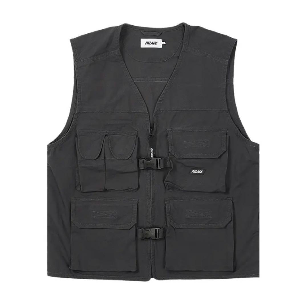 ウェア Palace Utility Gilet 'Anthracite' ss23