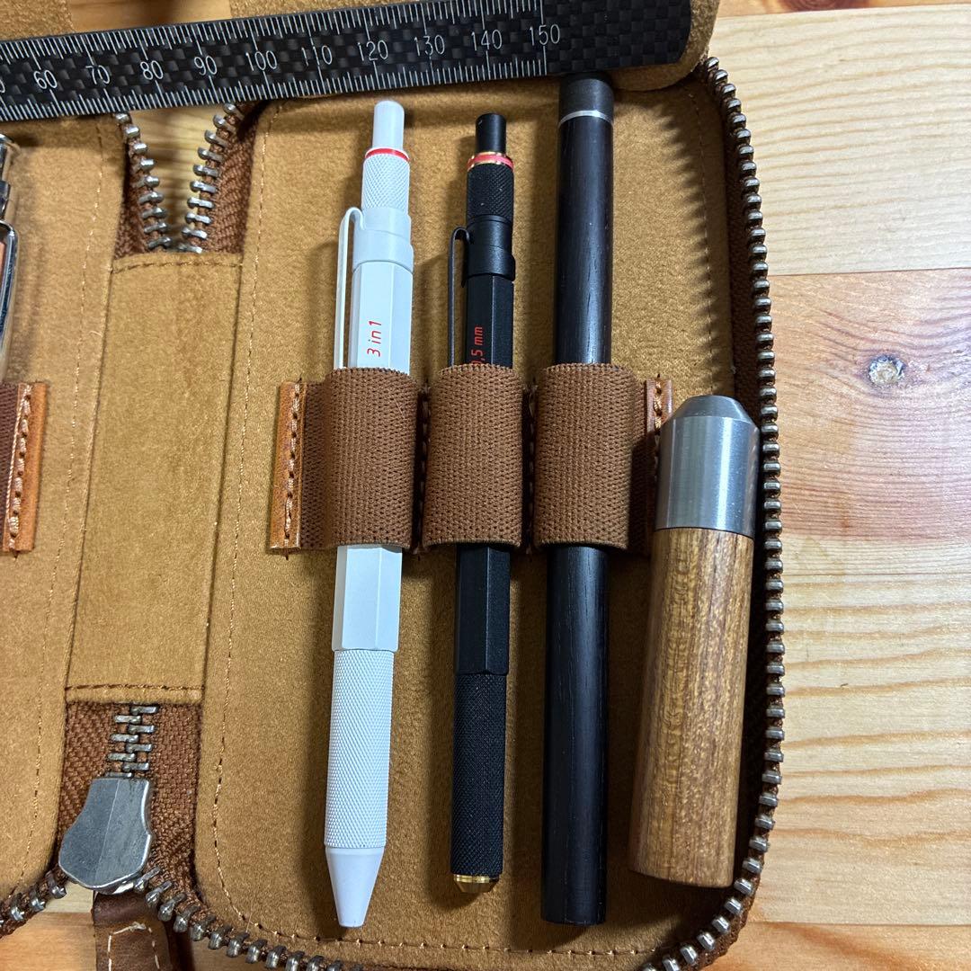 高級木製ボールペン・シャープペンシルセット 野原工芸、工房楔、ロットリング