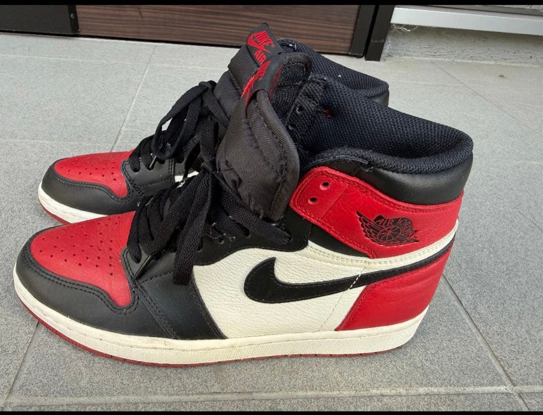 シューズ(男性用) Nike Air Jordan 1 Retro High OG Bred Toe