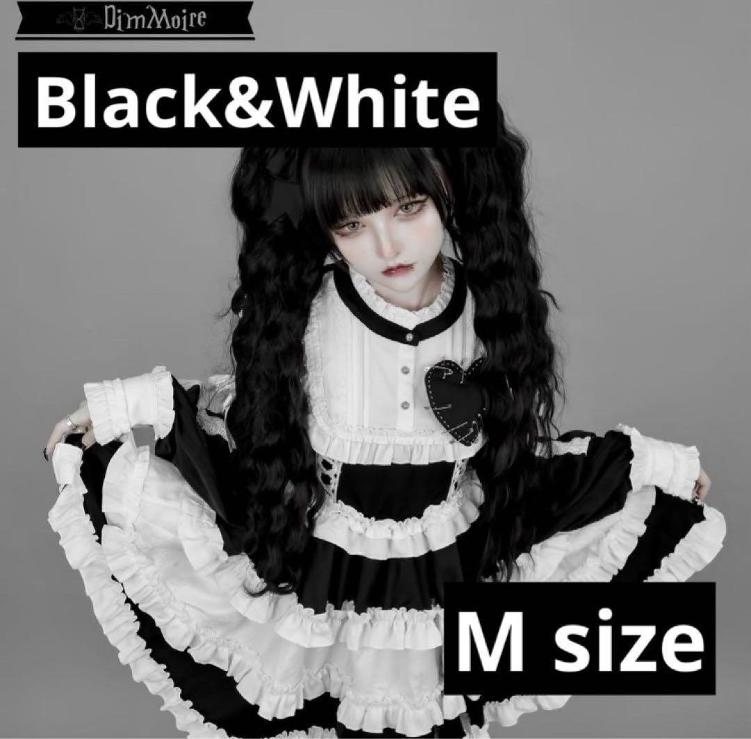 DimMoire フリルに埋もれて見る悪夢ドレス　Black&White