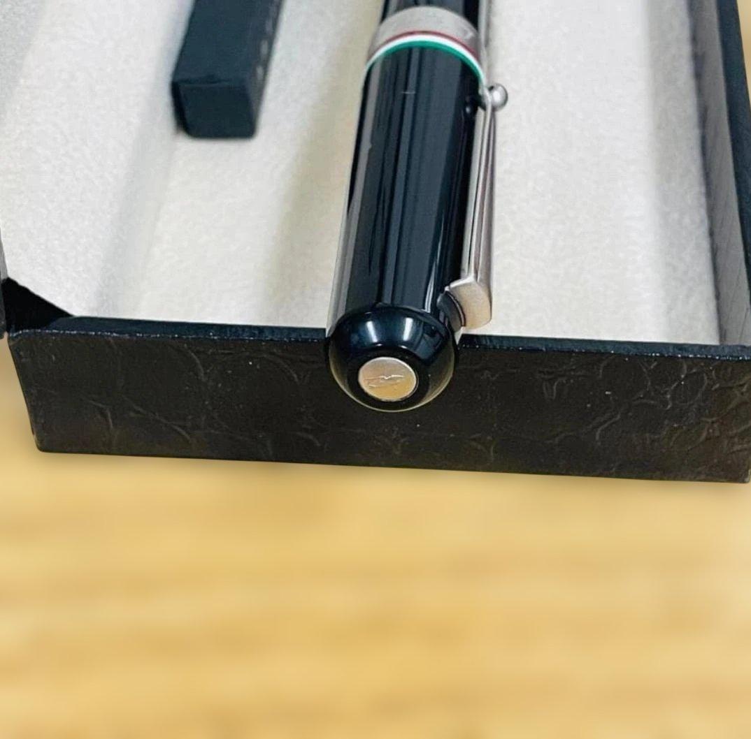 未使用＊DELTA×オロビアンコ コンパーニョ BLACK FP 黒 万年筆