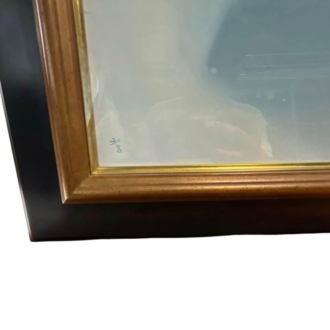 若尾和呂『天音』 油彩画 額装付き 4号 美術品