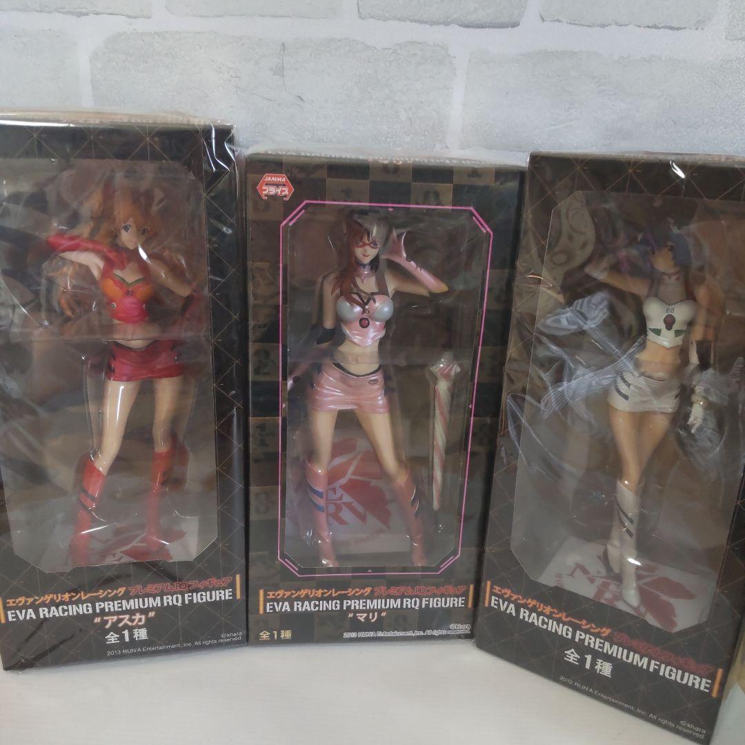 エヴァンゲリオン レーシング プレミアムRQフィギュア レイ アスカ マリ