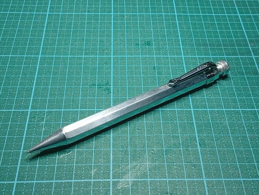 カヴェコスペシャルシャーペン シルバー(自作)