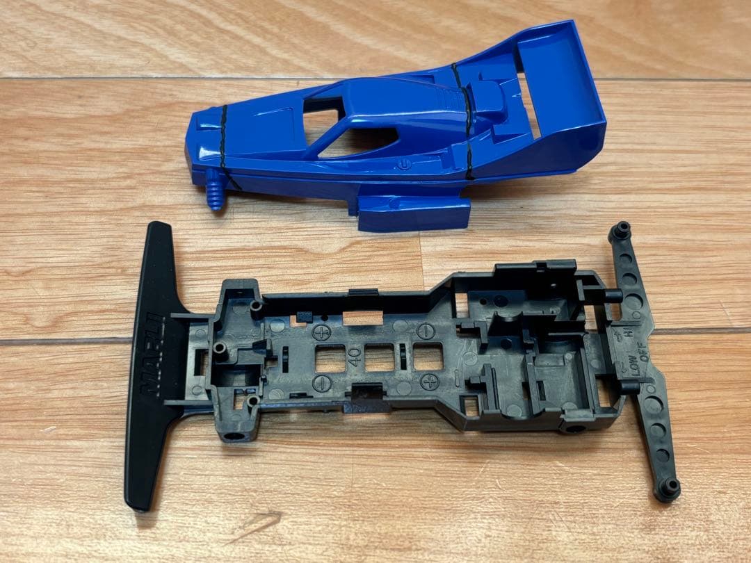 当時物 マルイ ミニ四駆 シャドー4WD ジュニア 未組立