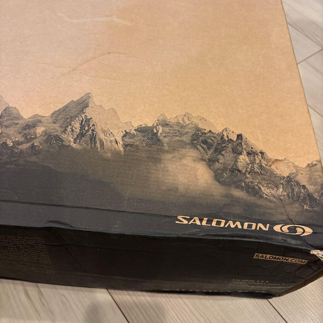 【新品未使用】Salomon SCS スキー ブーツ ブラック/レッド