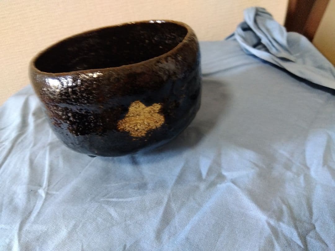 茶道具 楽吉左衛門 了入造 鵬雲斎箱書銘道成寺 淡々斎 箱書 銘柴の庵