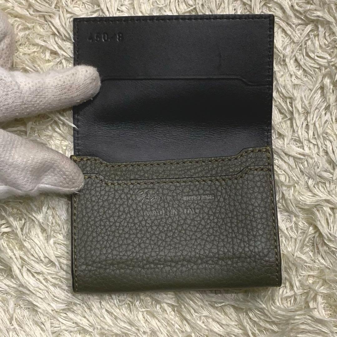 未使用級✨Briefing Felisi 名刺入れ ダブルネーム コラボ カーキ