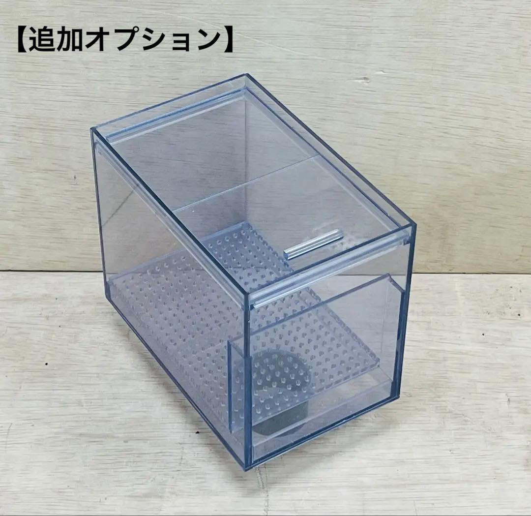 300ｘ300ｘ400オーバーフロー水槽セット　フランジ加工付 ブラックシリコン