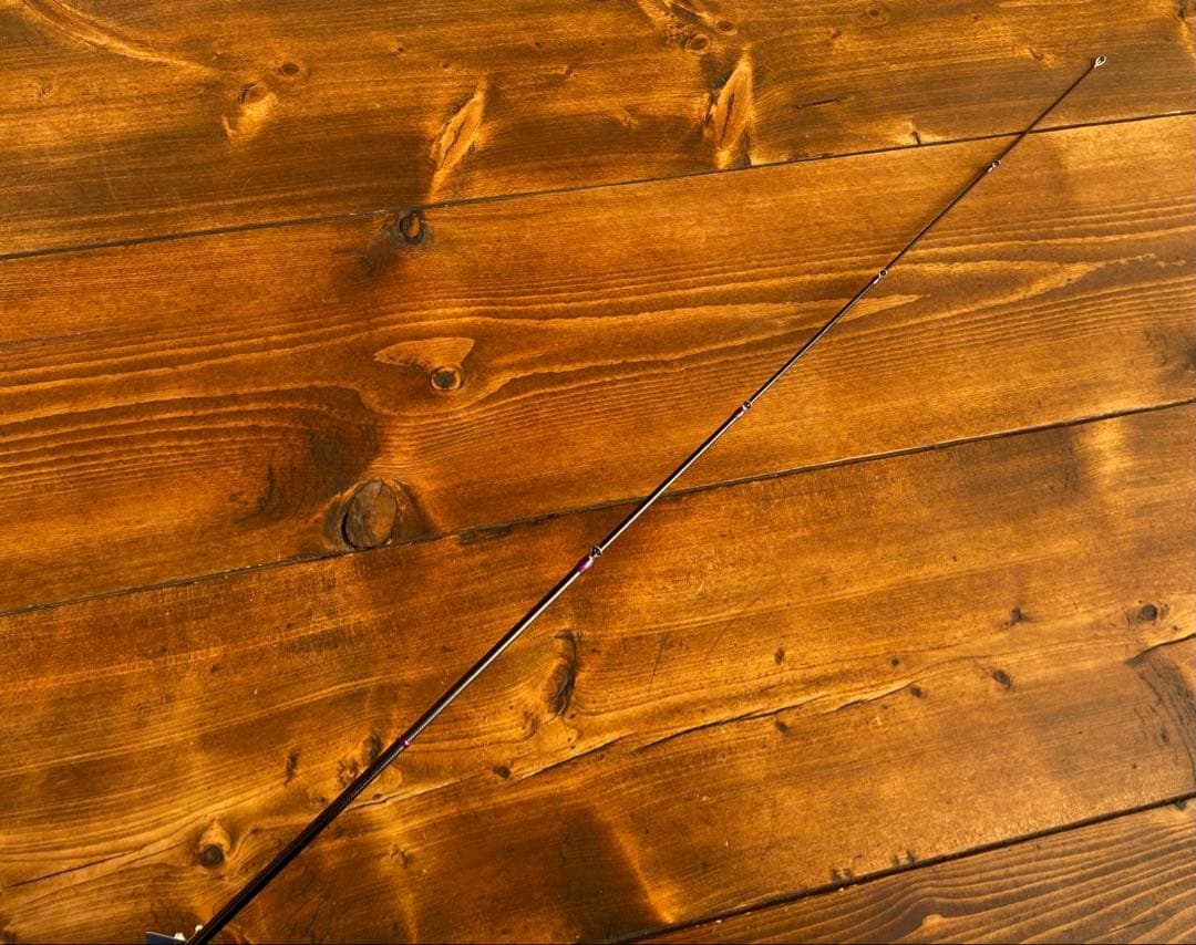 訳アリ　トラウトロッド　テレスコロッド　ウッドグリップ　ベイトロッド　カーボン製