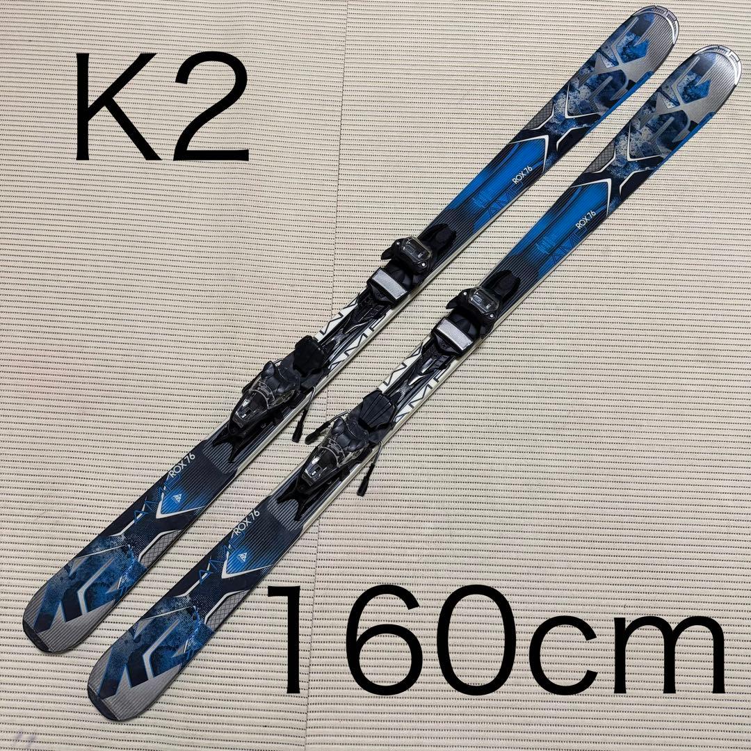 送料無料　K2 AMP ROX76 160cm ＆　マーカー MX 10.0