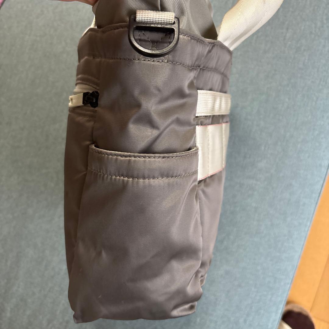 BRIEFING ショルダーバッグ グレー