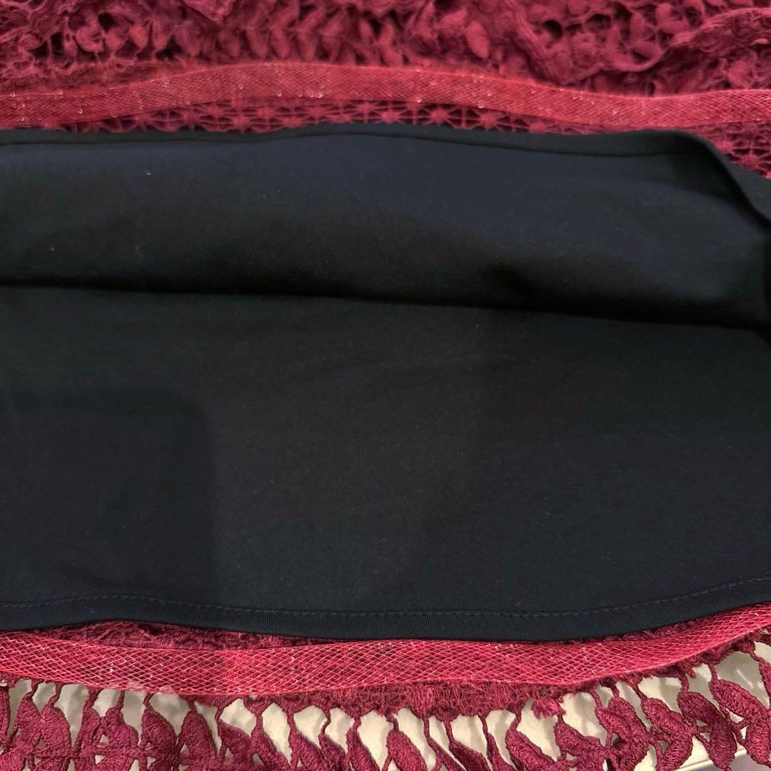 SELF PORTRAITセルフポートレイトレースフリル長袖ミニワンピースUK6