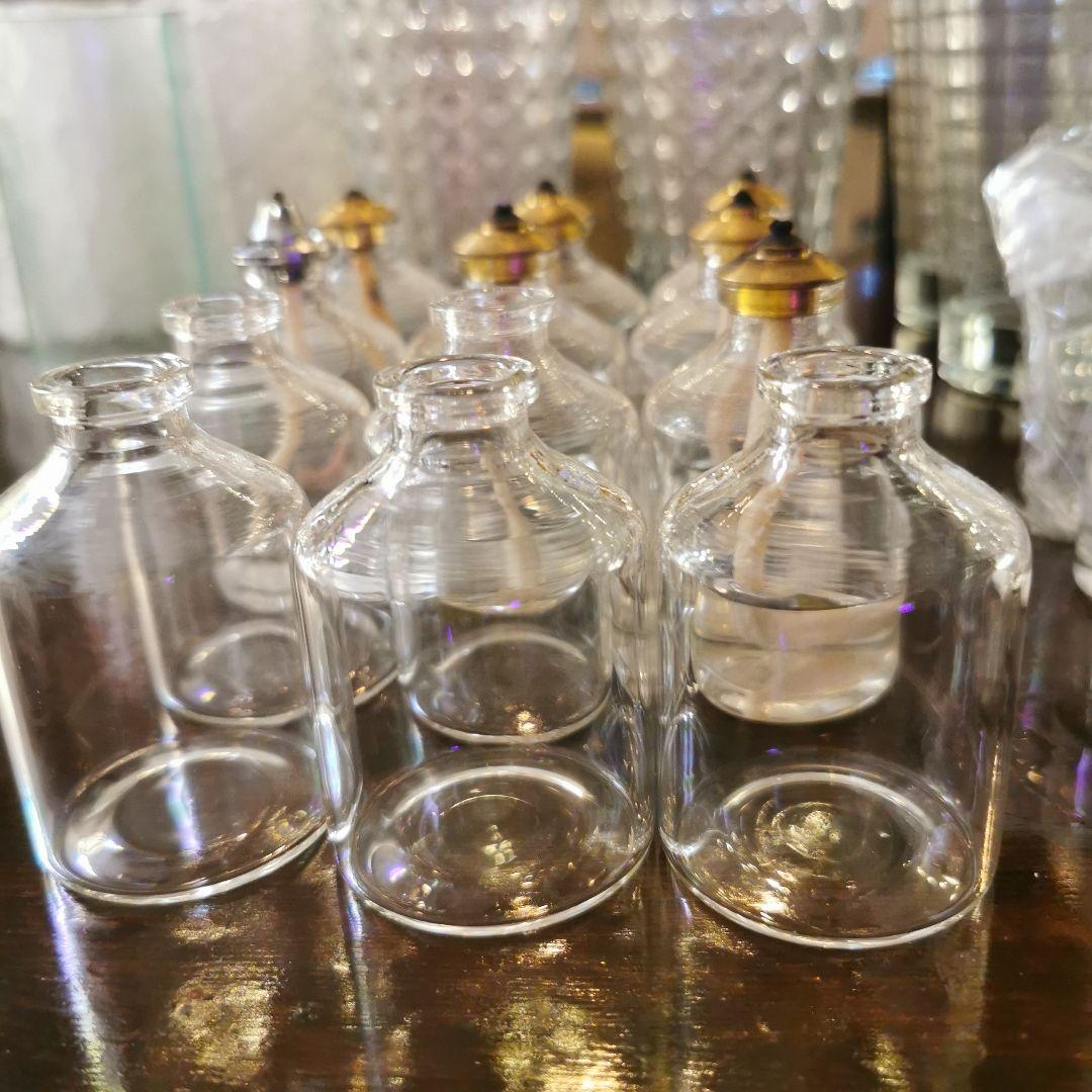 キャンドルホルダーとランプオイルセット