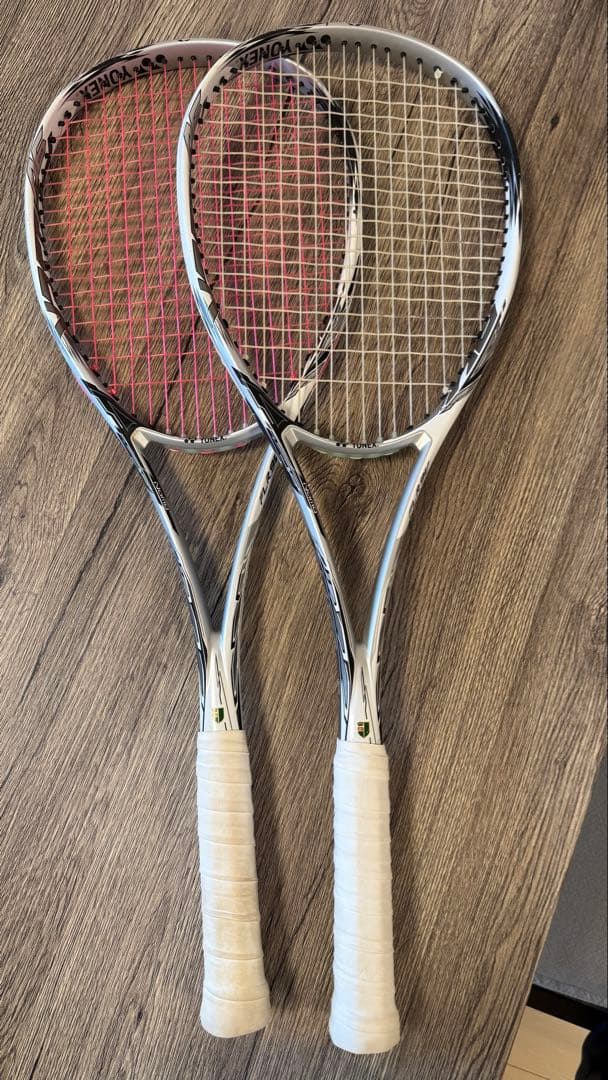 ソフトテニスラケット Fレーザー9V 2本セット