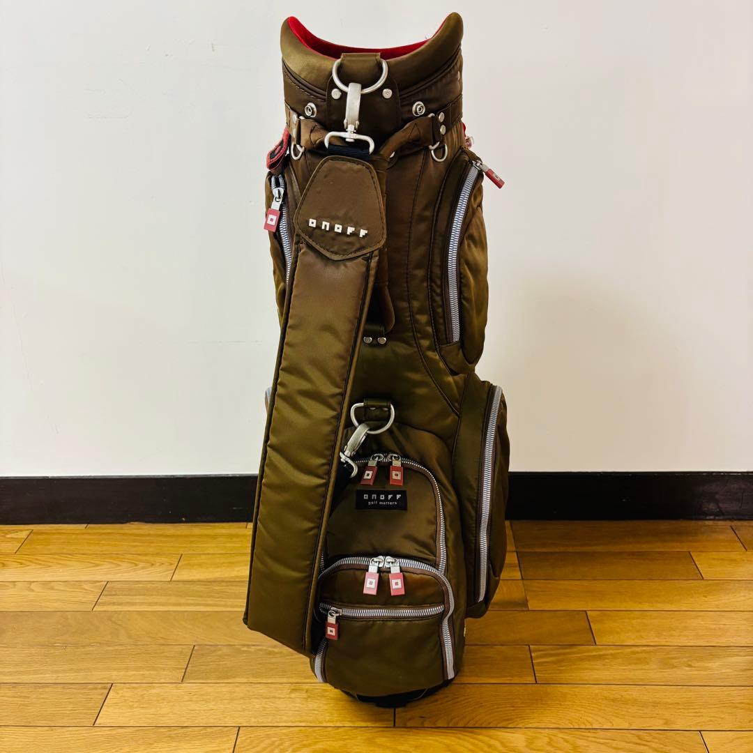 【希少品】　ONOFF キャディバッグ　ゴルフバッグ送料込み