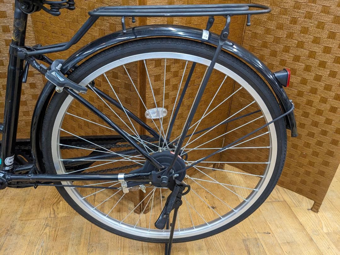U053 普通自転車　26インチ　ブラック　シンプルタイプ
