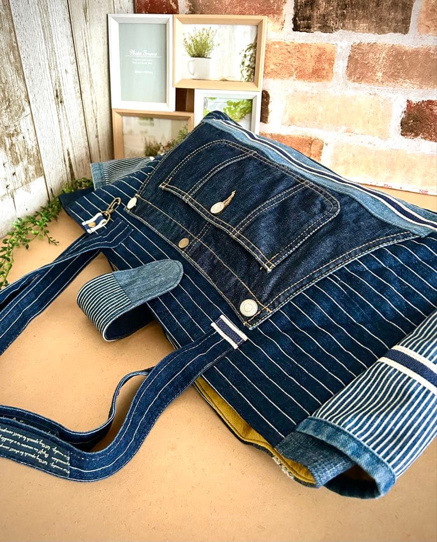 ＊ マザーズバッグ ＊ 旅行 トートバッグ デニム ママバッグ 大容量