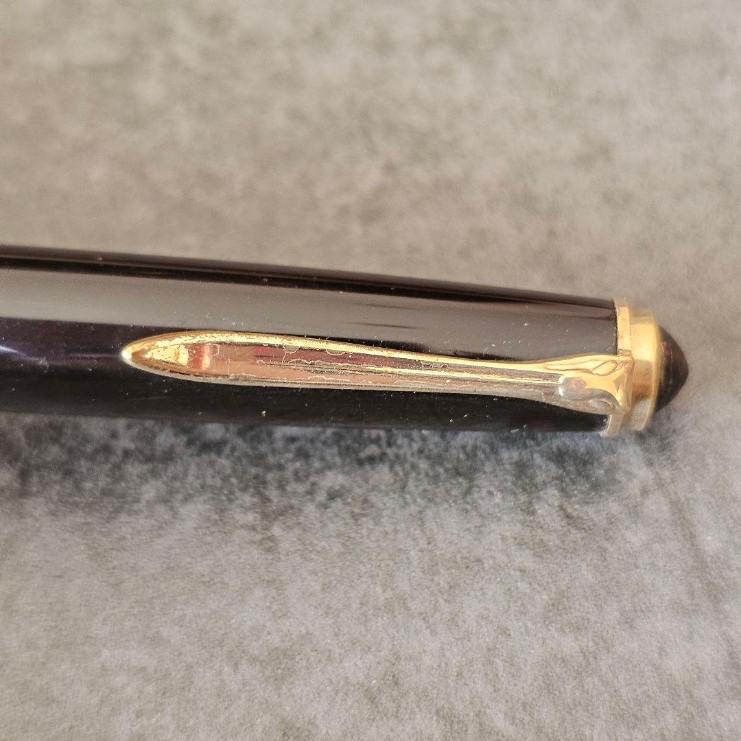 ペリカン万年筆400ヴィンテージ14金 茶縞