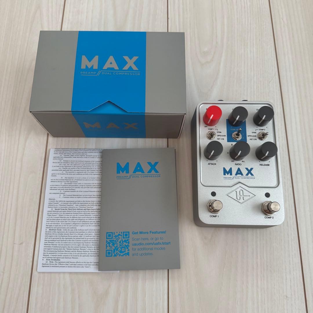 ギター UNIVERSAL AUDIO UAFX MAX Preamp & Comp