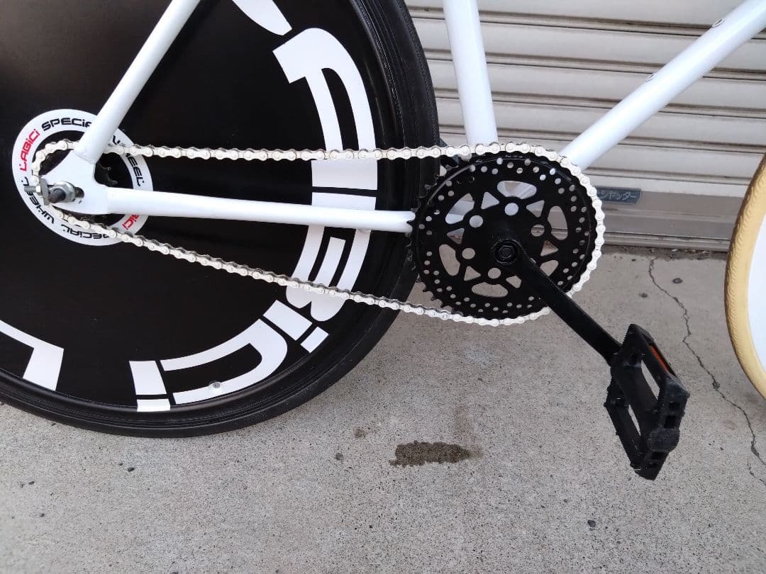 【まこやん】シングル　コースターブレーキ　ホイールカバー　ノーパンク