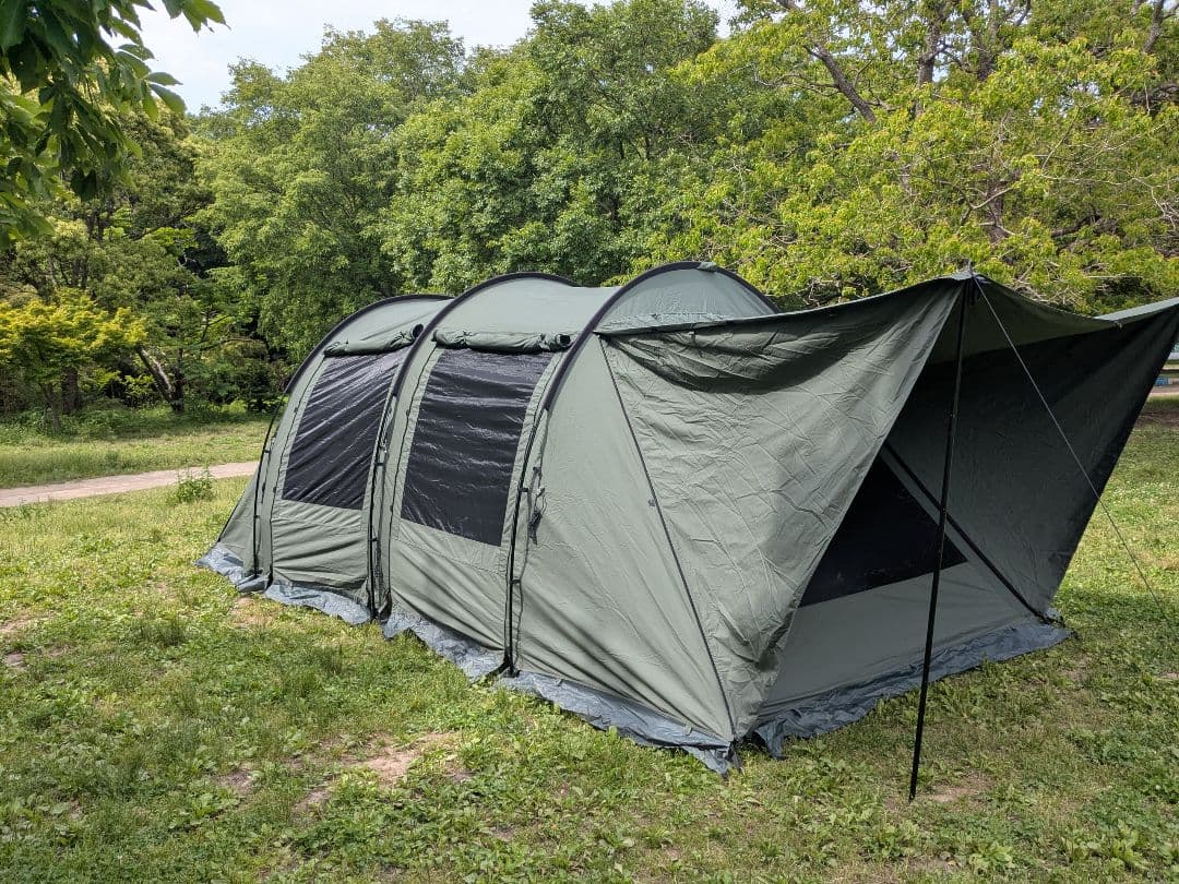 TOMOUNT TCトンネルテント　ツールームテント 2-4人用　TC素材