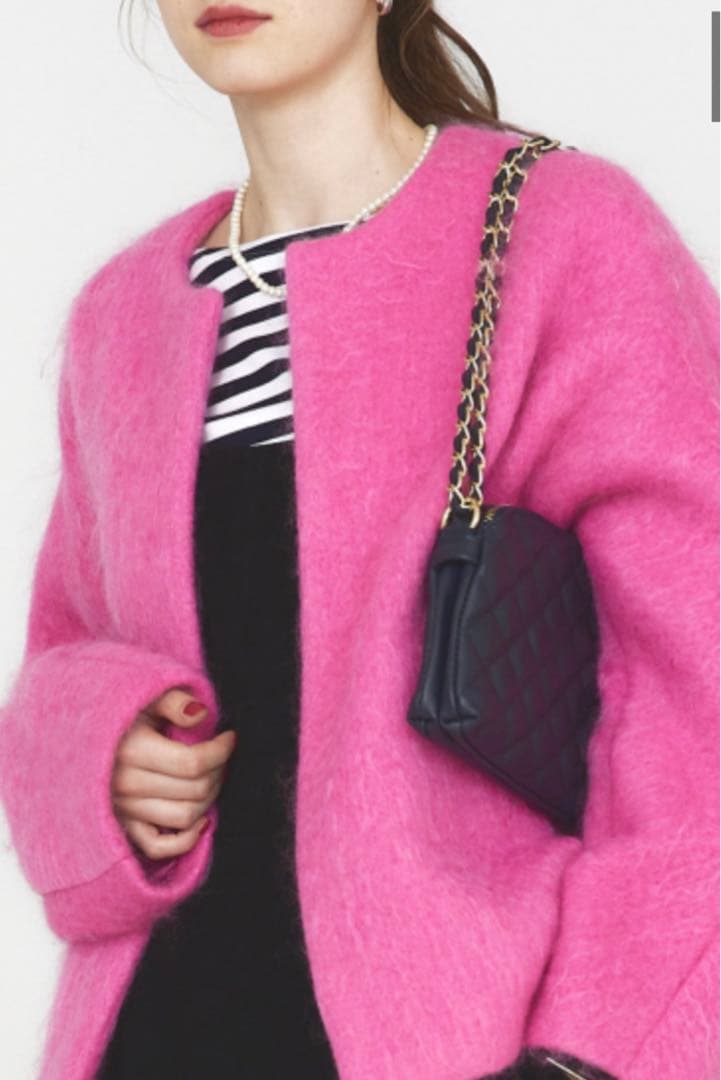 Rougeviflacle シャギーショートコート