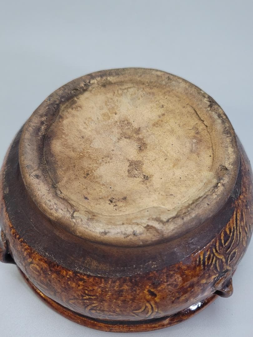 茶道具 唐物 コウチ 平水指 蓋物 骨董品