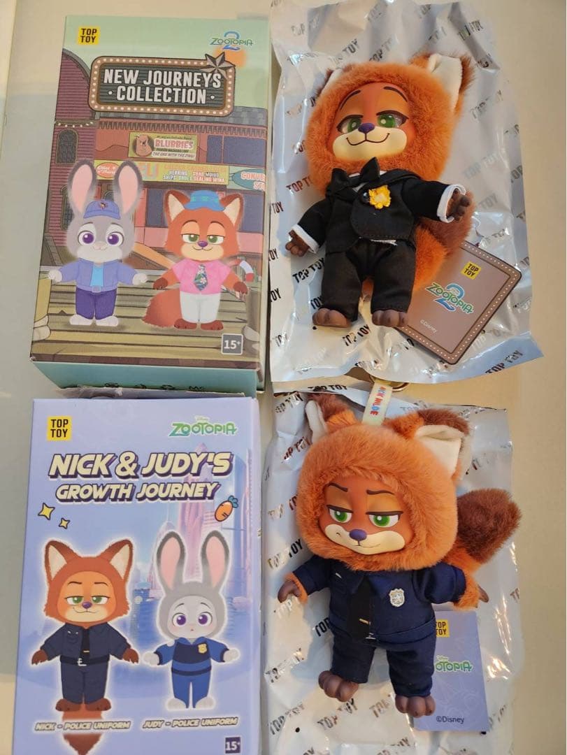 TOPTOY　ディズニー ズートピア 2 ニック タキシード 警官 セット