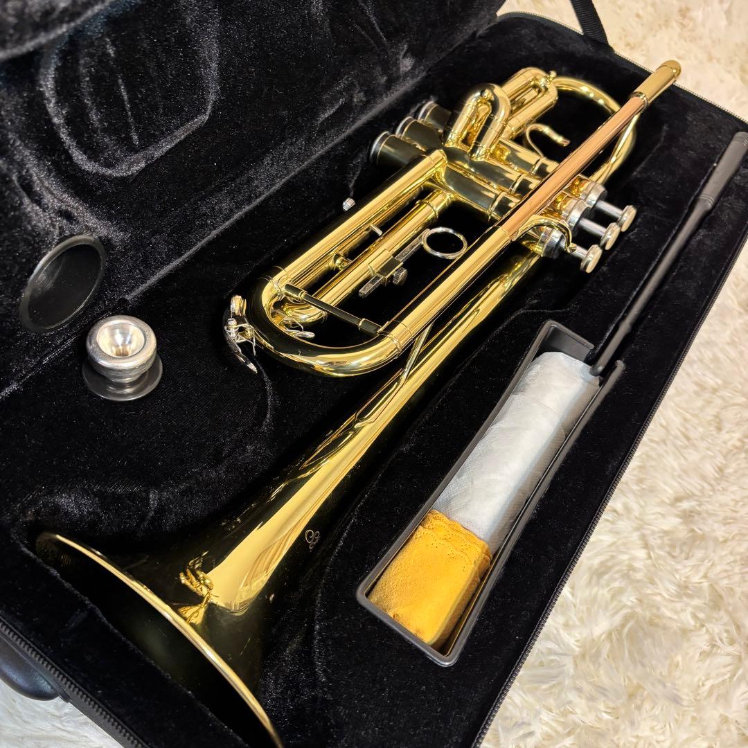 Soleil ソレイユ トランペット Bb管 ゴールドラッカー 純正ケース付